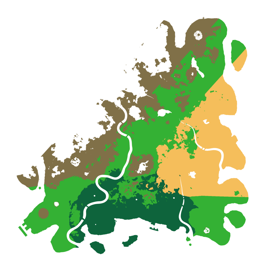 Biome Rust Map: Procedural Map, Size: 4500, Seed: 52334