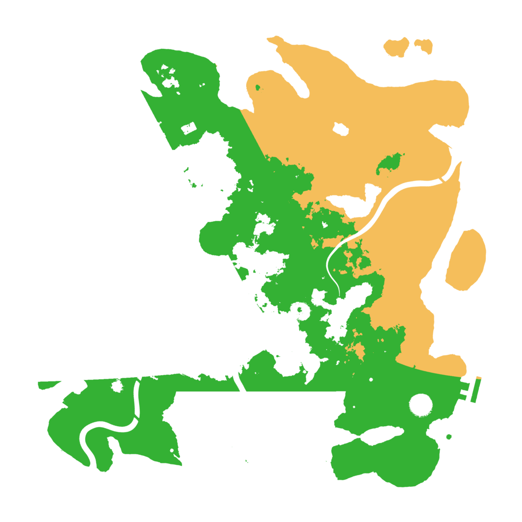 Biome Rust Map: Procedural Map, Size: 4000, Seed: 1872620896