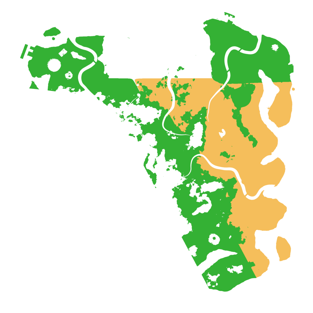 Biome Rust Map: Procedural Map, Size: 4233, Seed: 20021