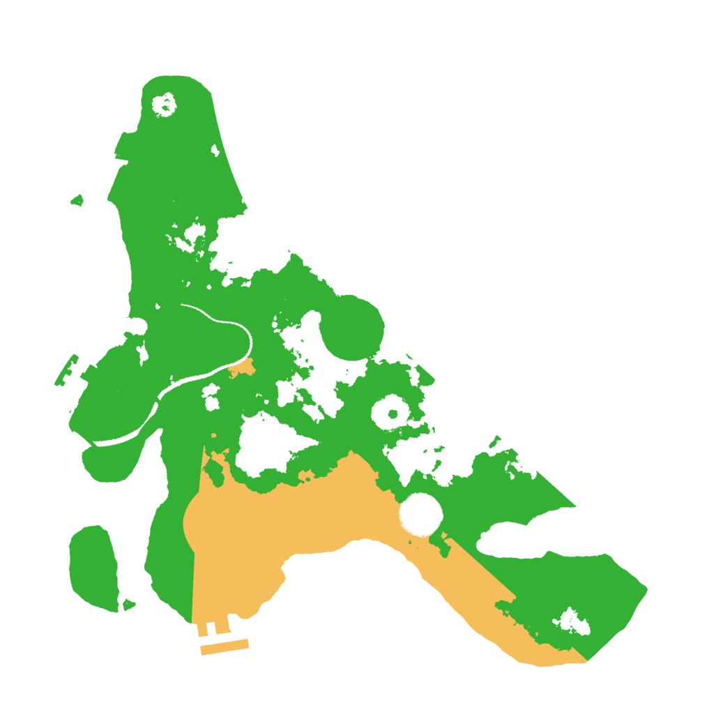 Biome Rust Map: Procedural Map, Size: 3000, Seed: 1708625