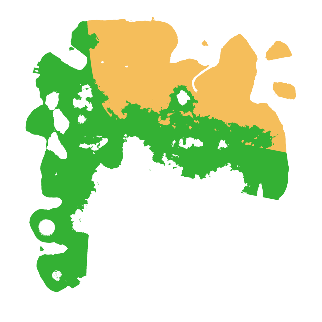 Biome Rust Map: Procedural Map, Size: 3500, Seed: 28012403