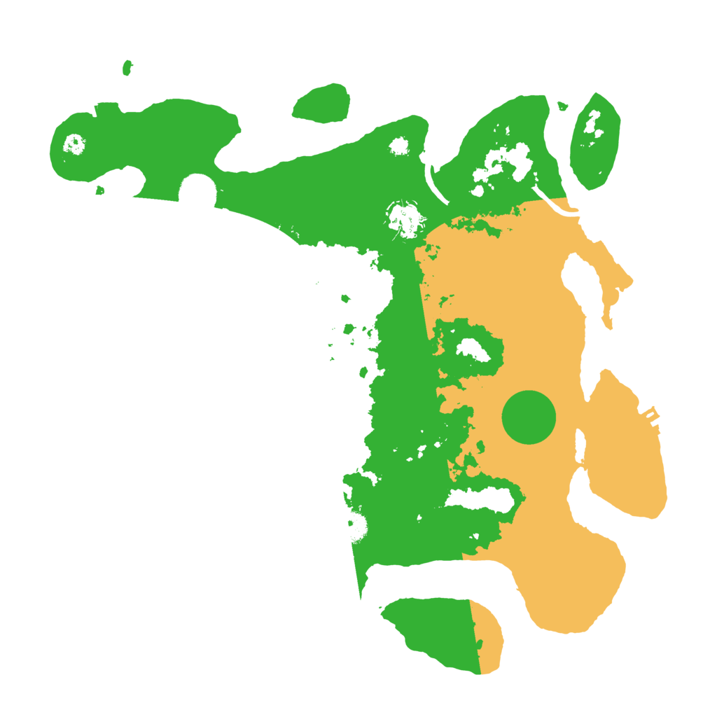 Biome Rust Map: Procedural Map, Size: 3500, Seed: 1090723173