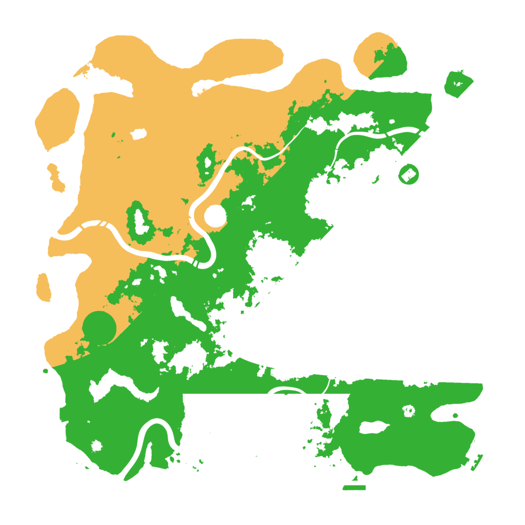 Biome Rust Map: Procedural Map, Size: 4250, Seed: 8870