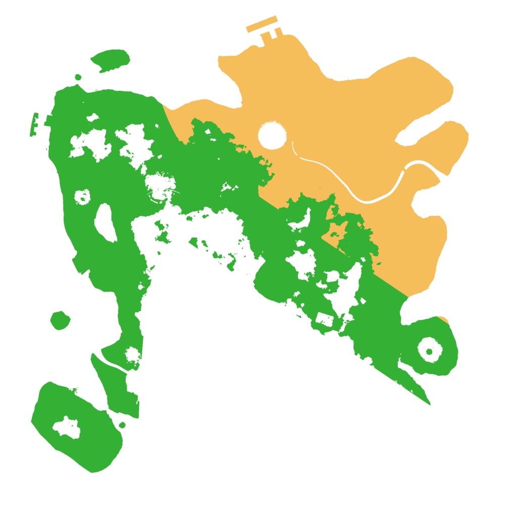 Biome Rust Map: Procedural Map, Size: 3250, Seed: 1284197870