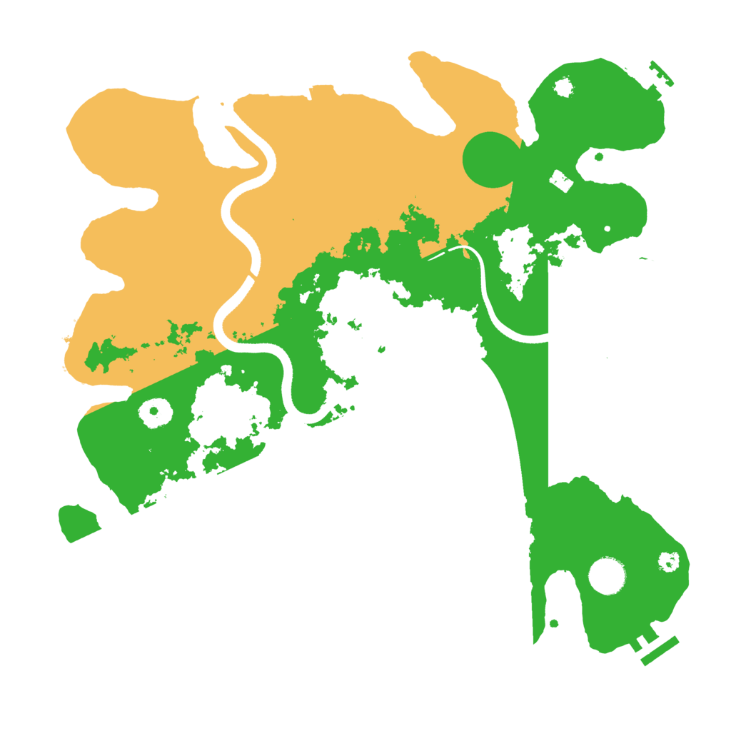 Biome Rust Map: Procedural Map, Size: 3500, Seed: 1776899369