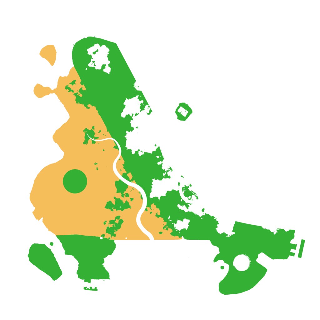 Biome Rust Map: Procedural Map, Size: 3500, Seed: 1177388529