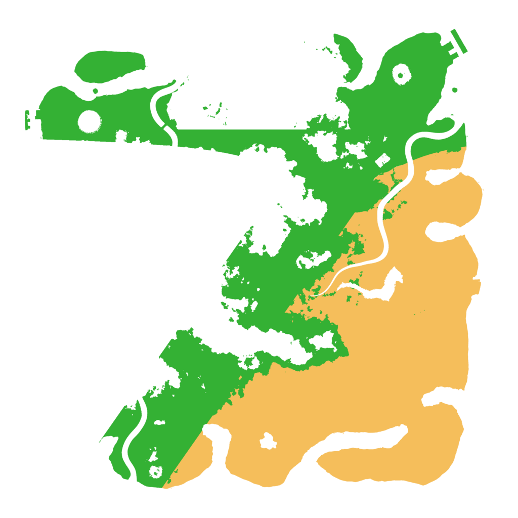 Biome Rust Map: Procedural Map, Size: 4000, Seed: 459945833