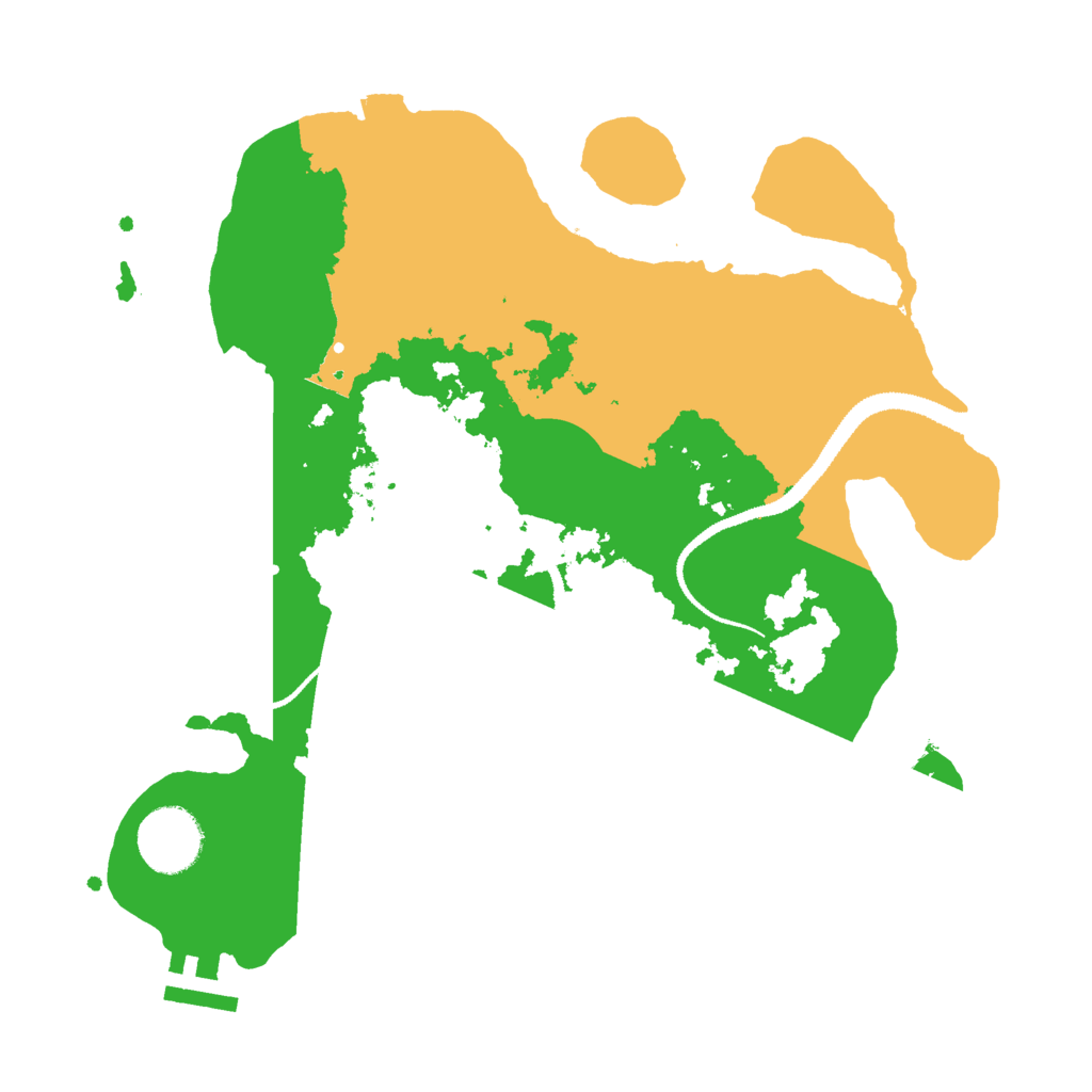 Biome Rust Map: Procedural Map, Size: 3000, Seed: 13690