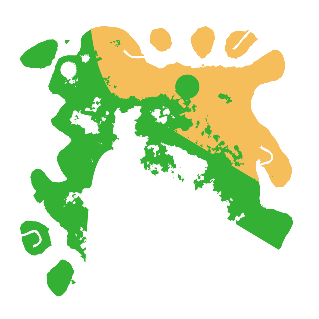 Biome Rust Map: Procedural Map, Size: 3500, Seed: 1181066691