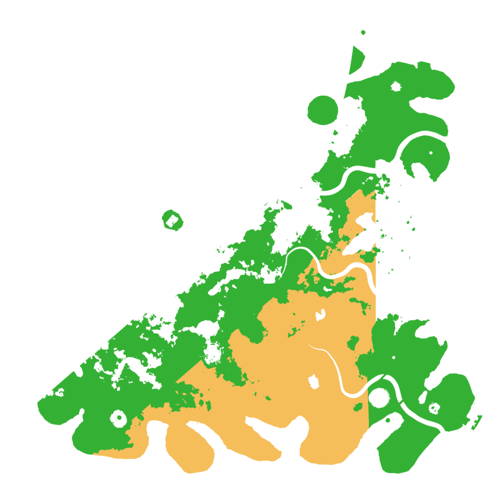 Biome Rust Map: Procedural Map, Size: 4500, Seed: 1253783549