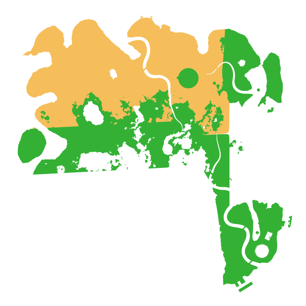 Biome Rust Map: Procedural Map, Size: 4000, Seed: 1979586734