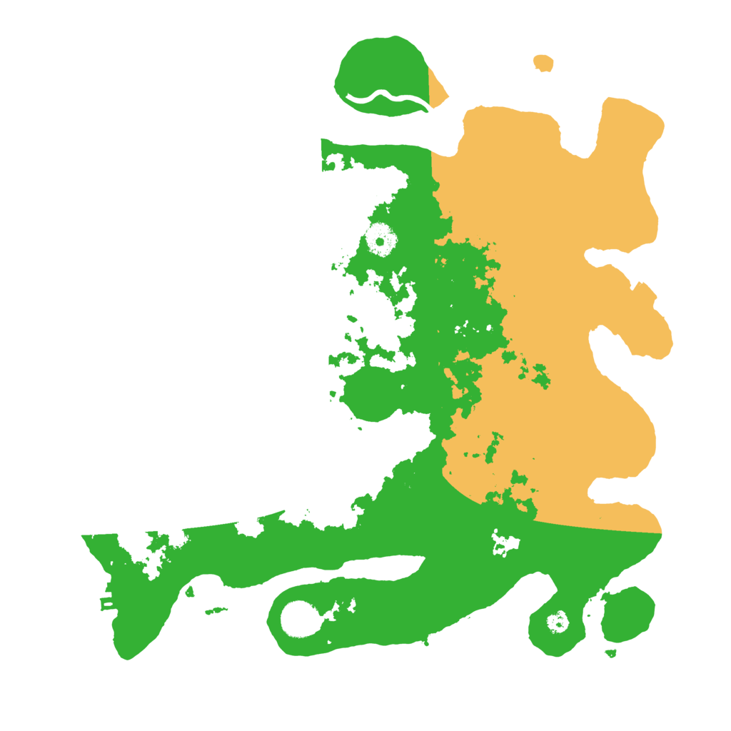 Biome Rust Map: Procedural Map, Size: 3500, Seed: 1905544552