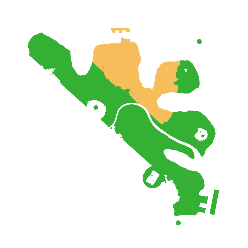 Biome Rust Map: Procedural Map, Size: 2000, Seed: 330944139