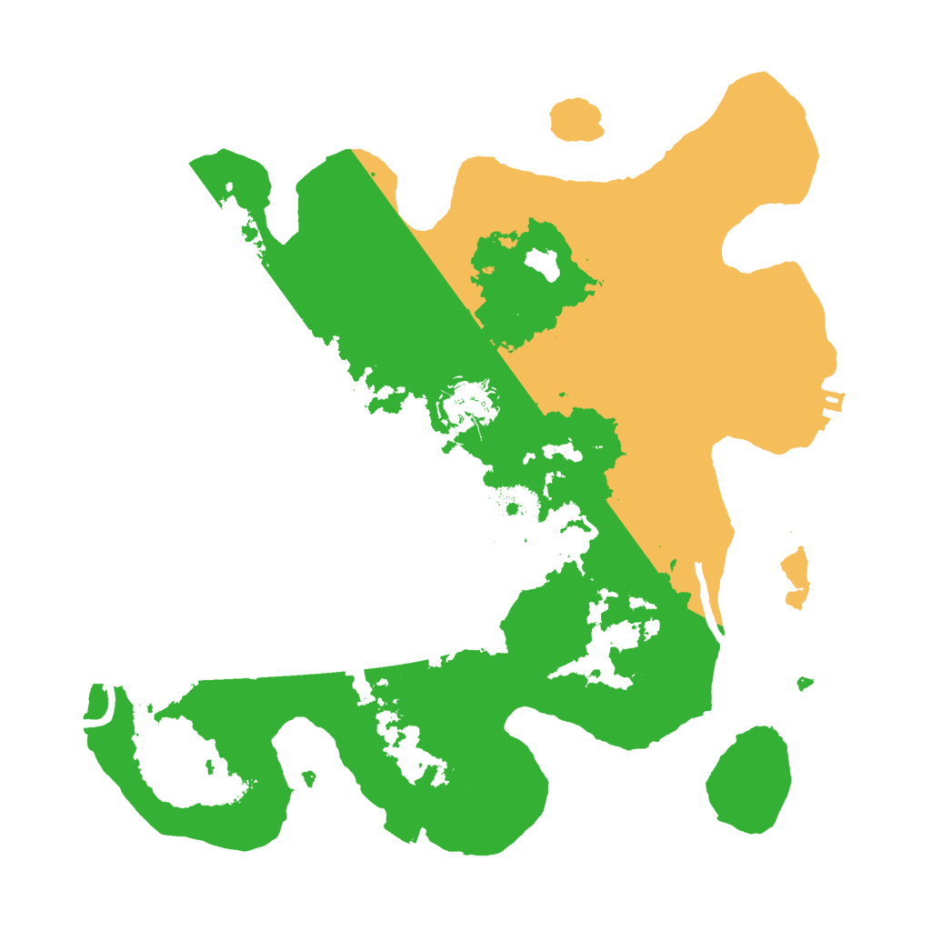 Biome Rust Map: Procedural Map, Size: 3000, Seed: 163009968