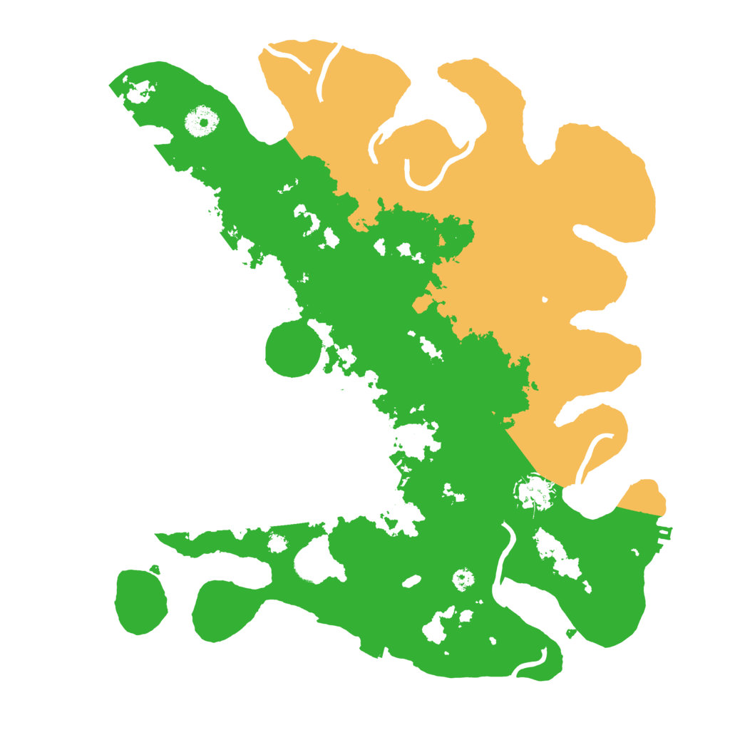 Biome Rust Map: Procedural Map, Size: 3500, Seed: 1250617812