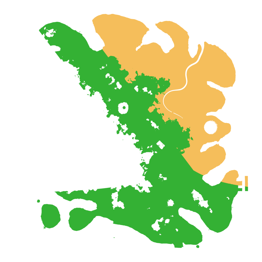 Biome Rust Map: Procedural Map, Size: 3500, Seed: 1250617812