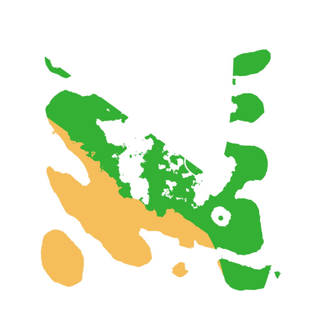 Biome Rust Map: Procedural Map, Size: 2500, Seed: 667374997