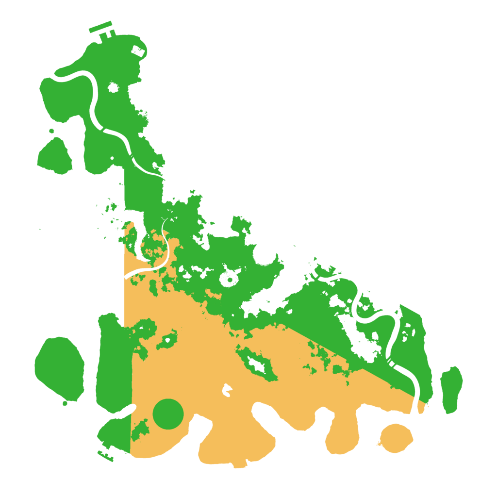 Biome Rust Map: Procedural Map, Size: 4250, Seed: 993001609