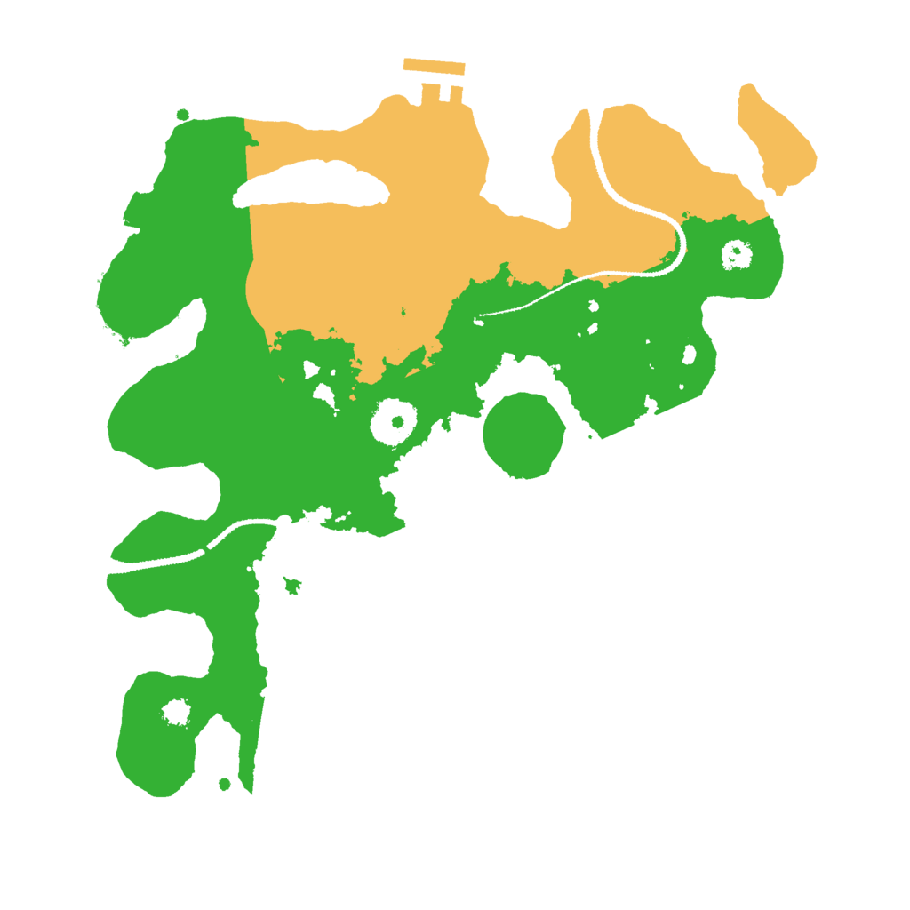 Biome Rust Map: Procedural Map, Size: 3000, Seed: 1104311871