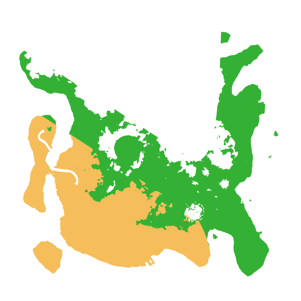 Biome Rust Map: Procedural Map, Size: 3000, Seed: 1596134397