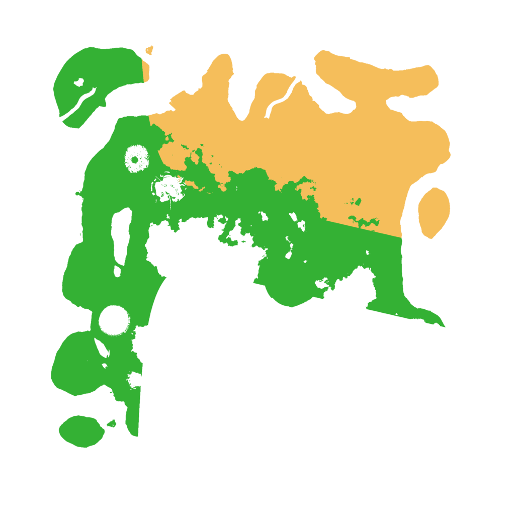 Biome Rust Map: Procedural Map, Size: 3000, Seed: 981638344