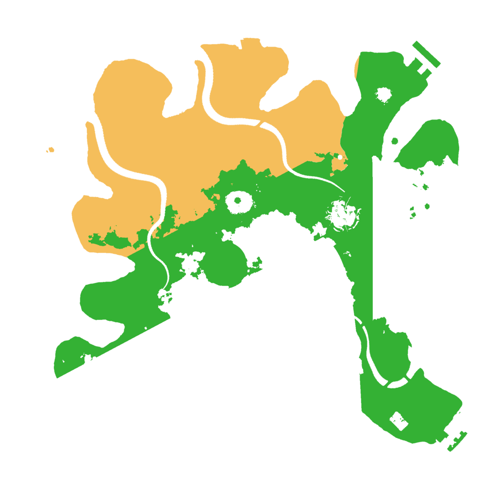 Biome Rust Map: Procedural Map, Size: 3000, Seed: 8971346