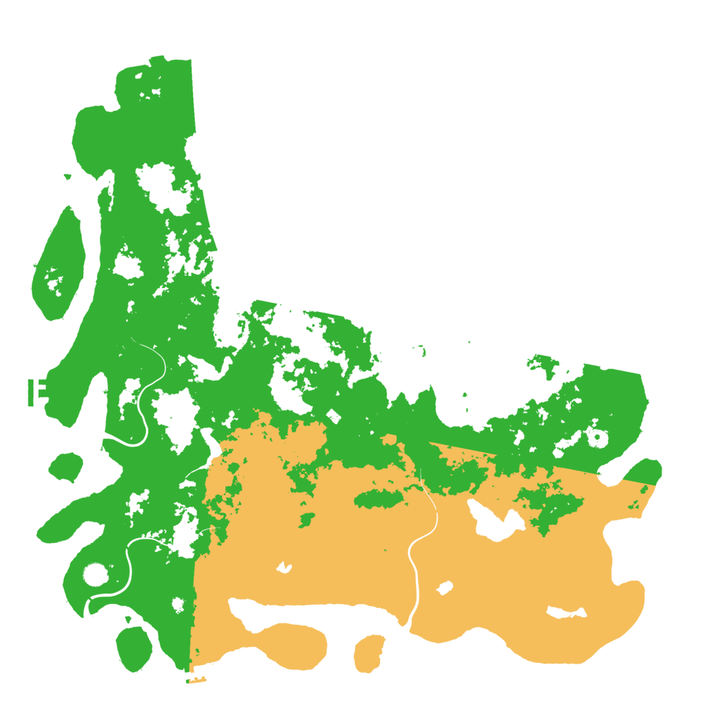 Biome Rust Map: Procedural Map, Size: 5300, Seed: 12131996