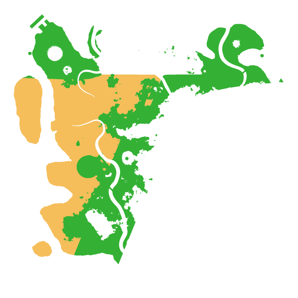 Biome Rust Map: Procedural Map, Size: 3500, Seed: 1020289162
