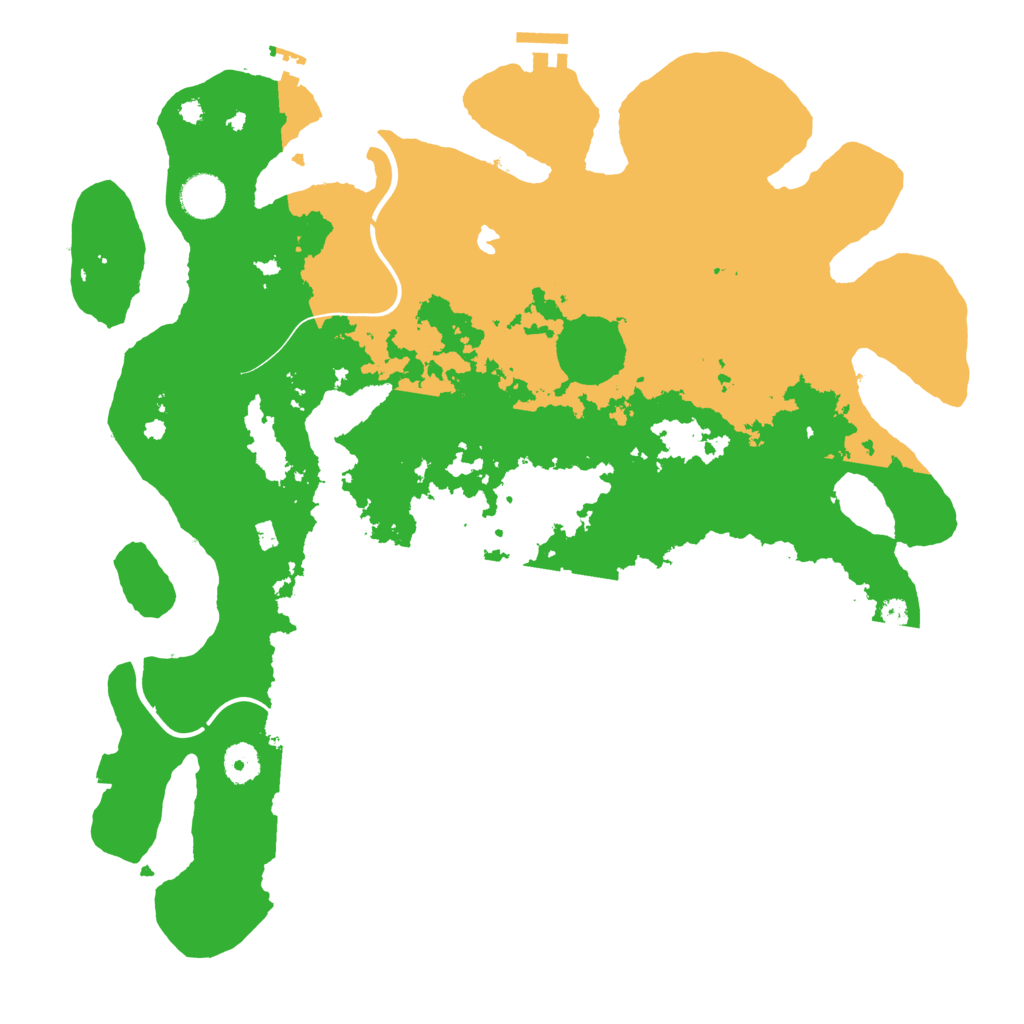 Biome Rust Map: Procedural Map, Size: 4000, Seed: 3058