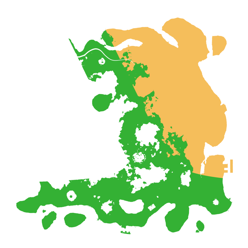 Biome Rust Map: Procedural Map, Size: 3800, Seed: 435961964