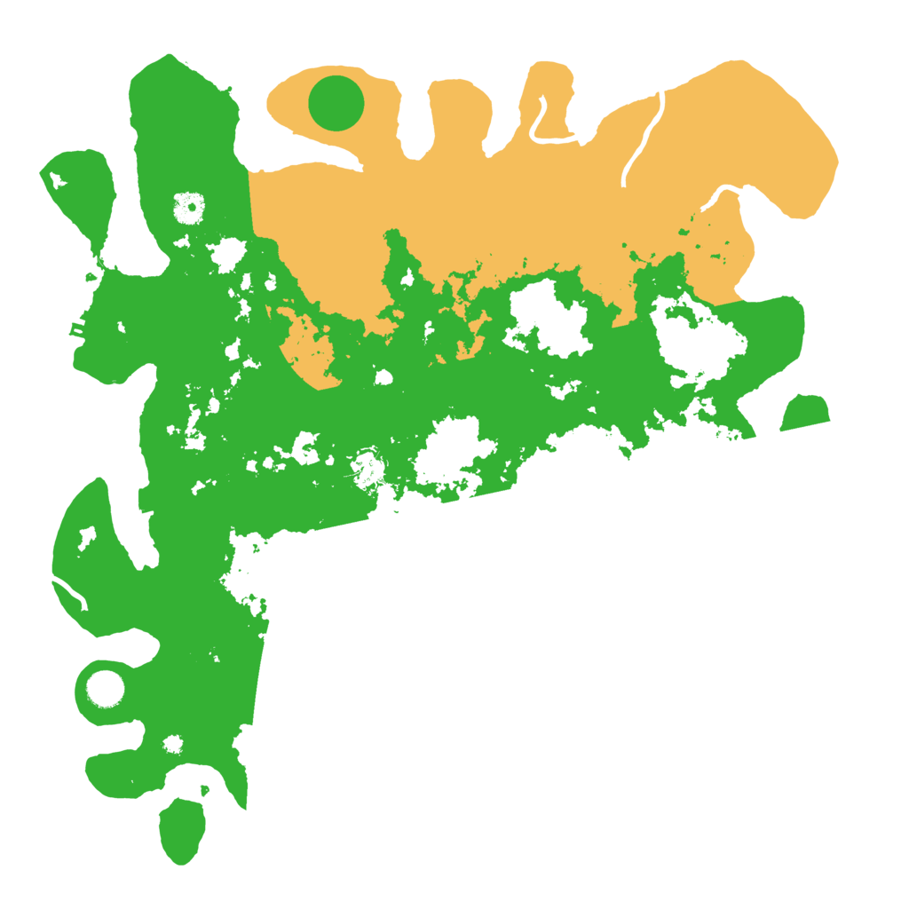 Biome Rust Map: Procedural Map, Size: 4300, Seed: 61835492