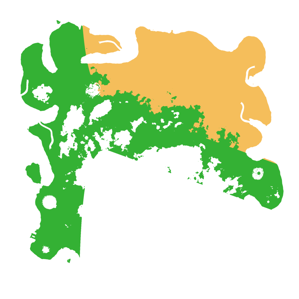 Biome Rust Map: Procedural Map, Size: 3800, Seed: 2029057624