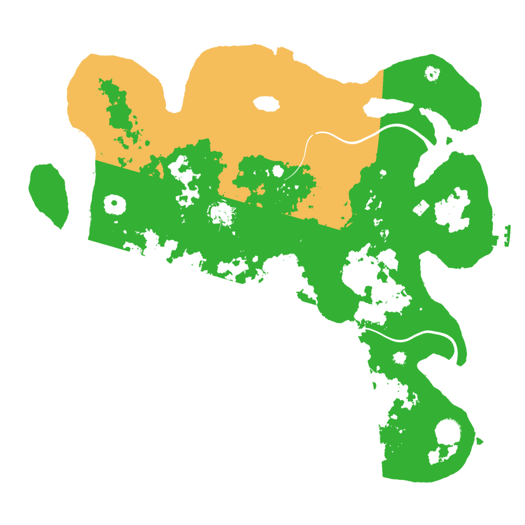 Biome Rust Map: Procedural Map, Size: 3651, Seed: 2147483647