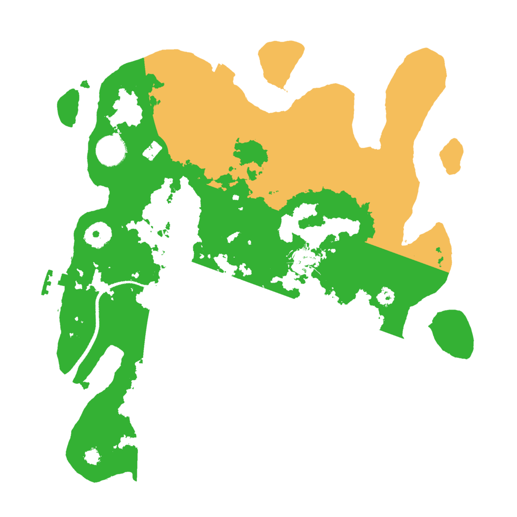 Biome Rust Map: Procedural Map, Size: 3000, Seed: 25266