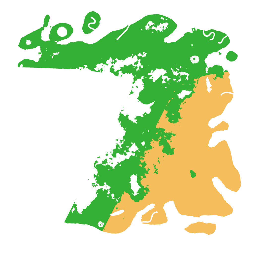 Biome Rust Map: Procedural Map, Size: 4500, Seed: 1209