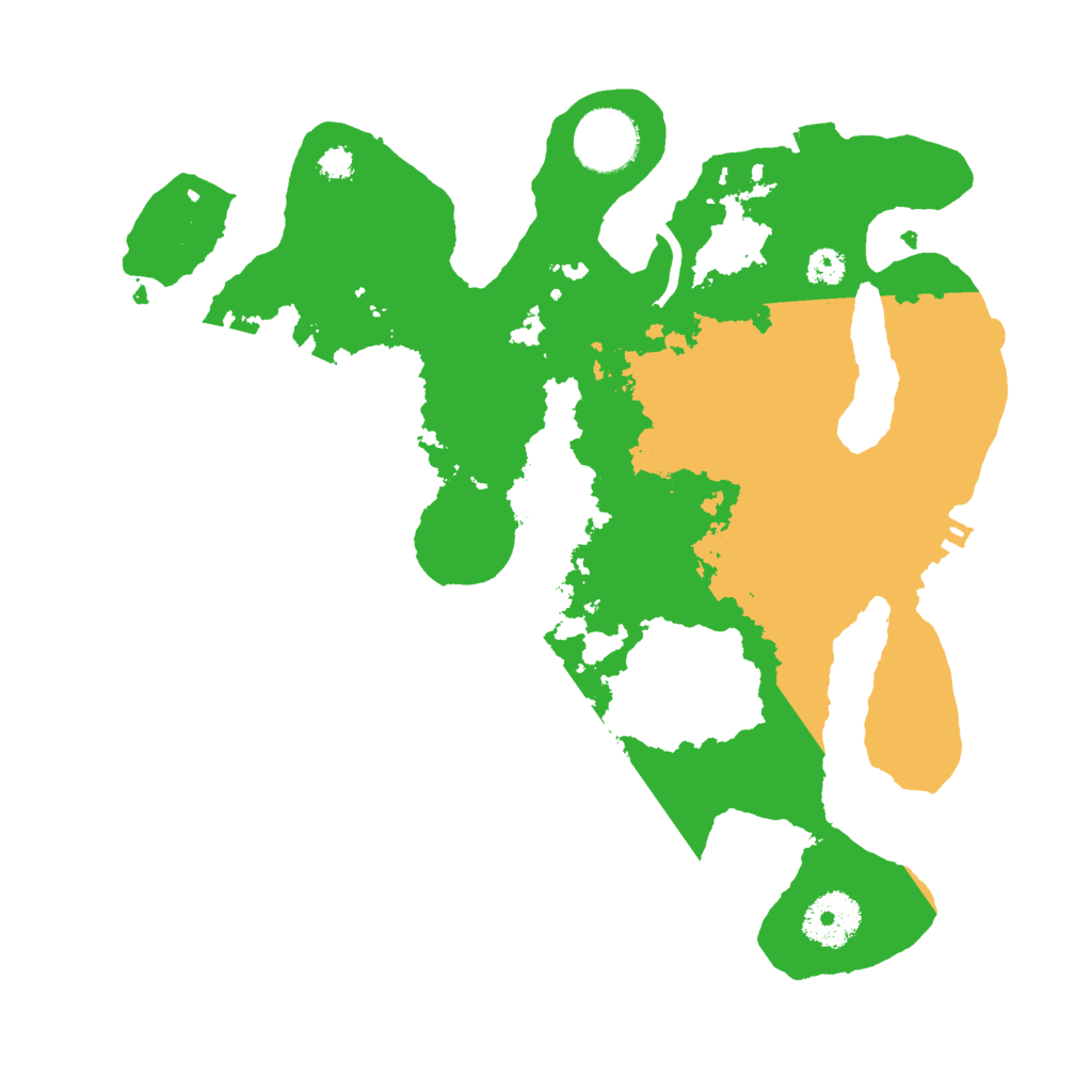 Biome Rust Map: Procedural Map, Size: 3000, Seed: 3594