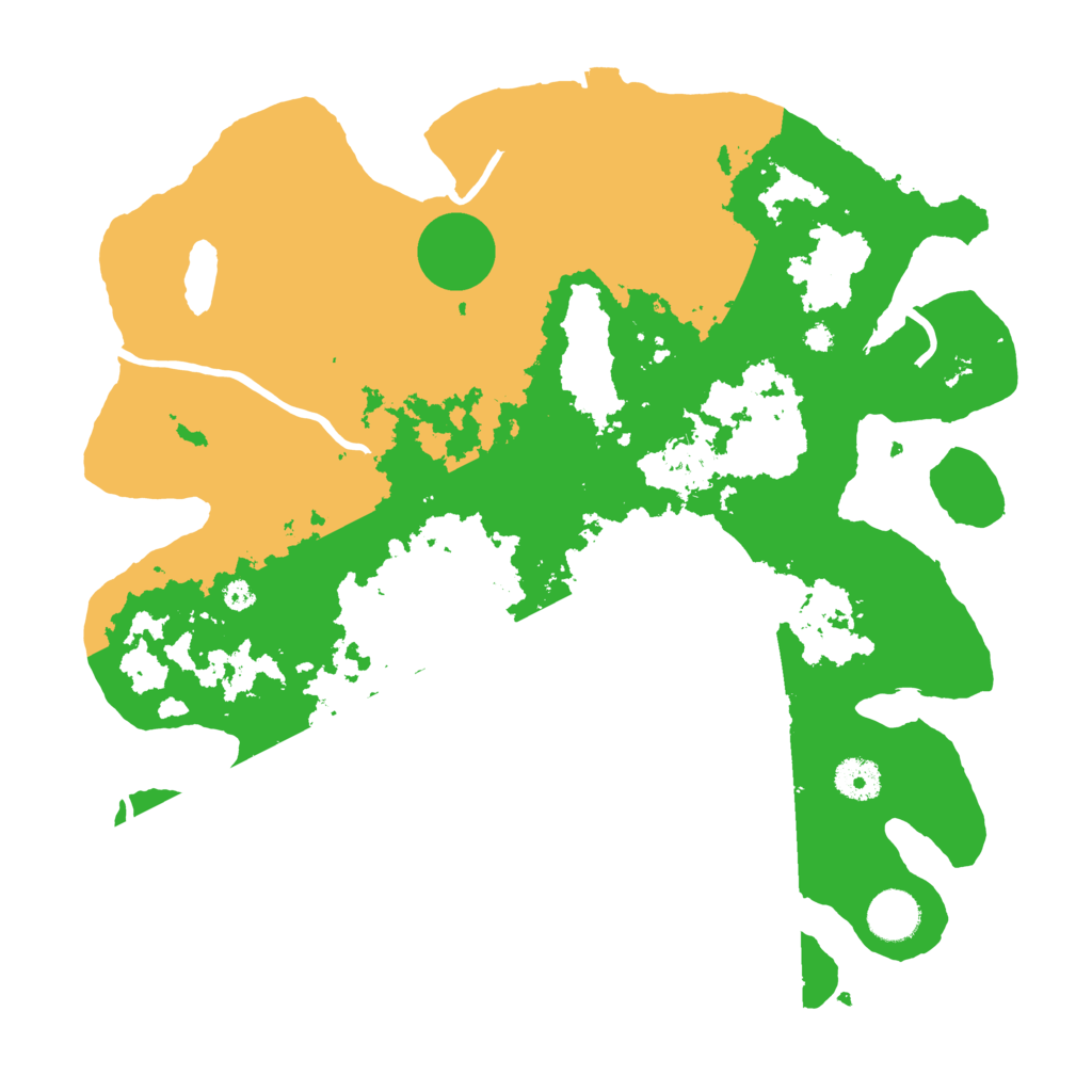 Biome Rust Map: Procedural Map, Size: 3700, Seed: 1183338183