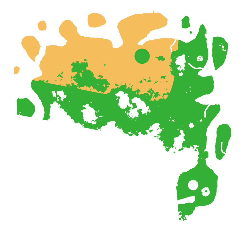 Biome Rust Map: Procedural Map, Size: 4250, Seed: 18849