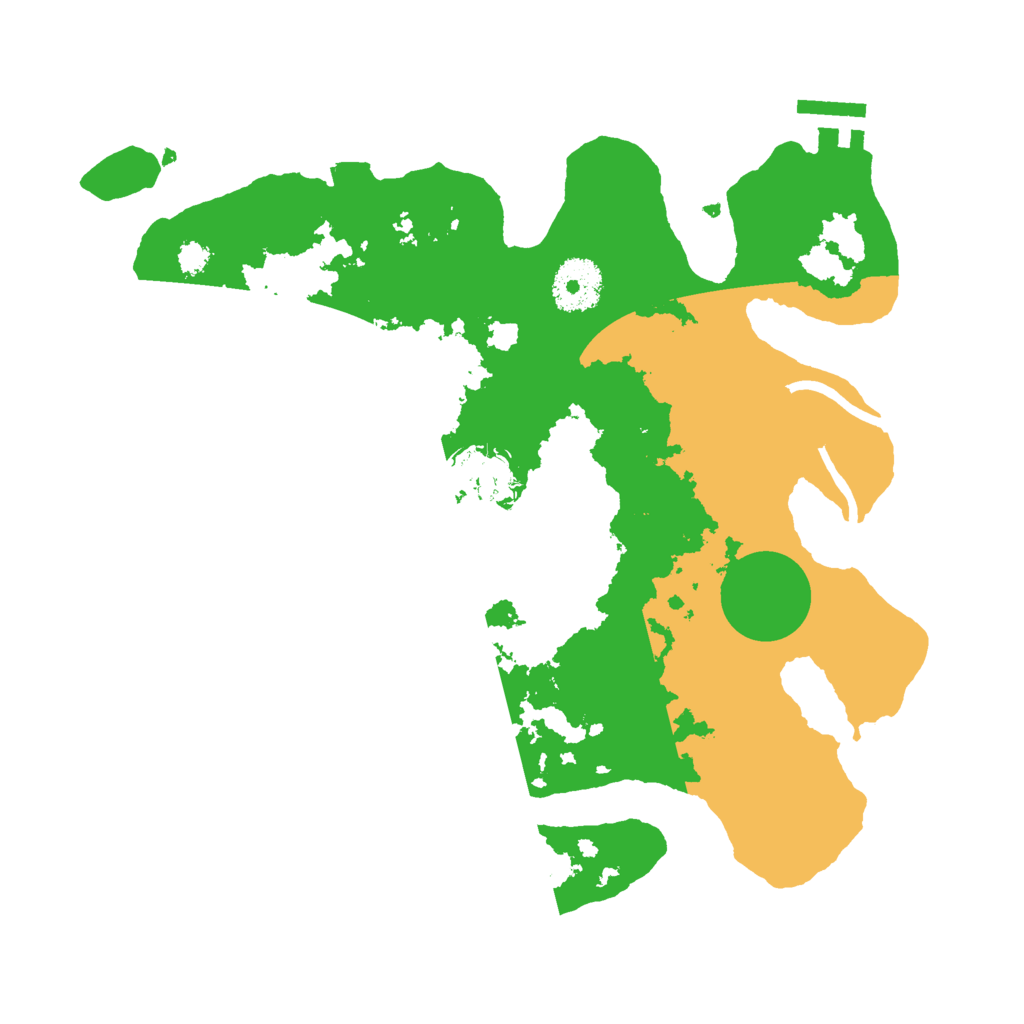 Biome Rust Map: Procedural Map, Size: 3000, Seed: 1871479360