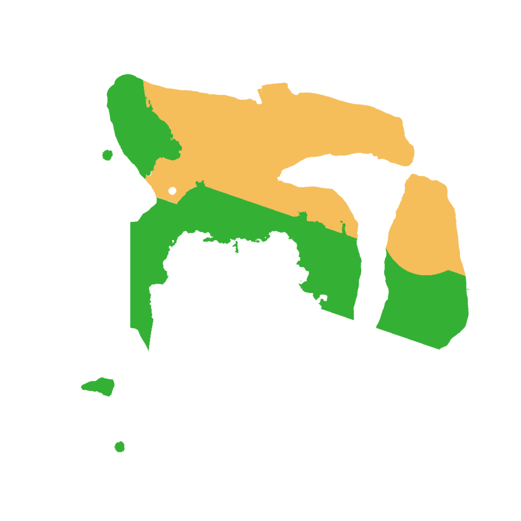 Biome Rust Map: Procedural Map, Size: 2000, Seed: 349459772