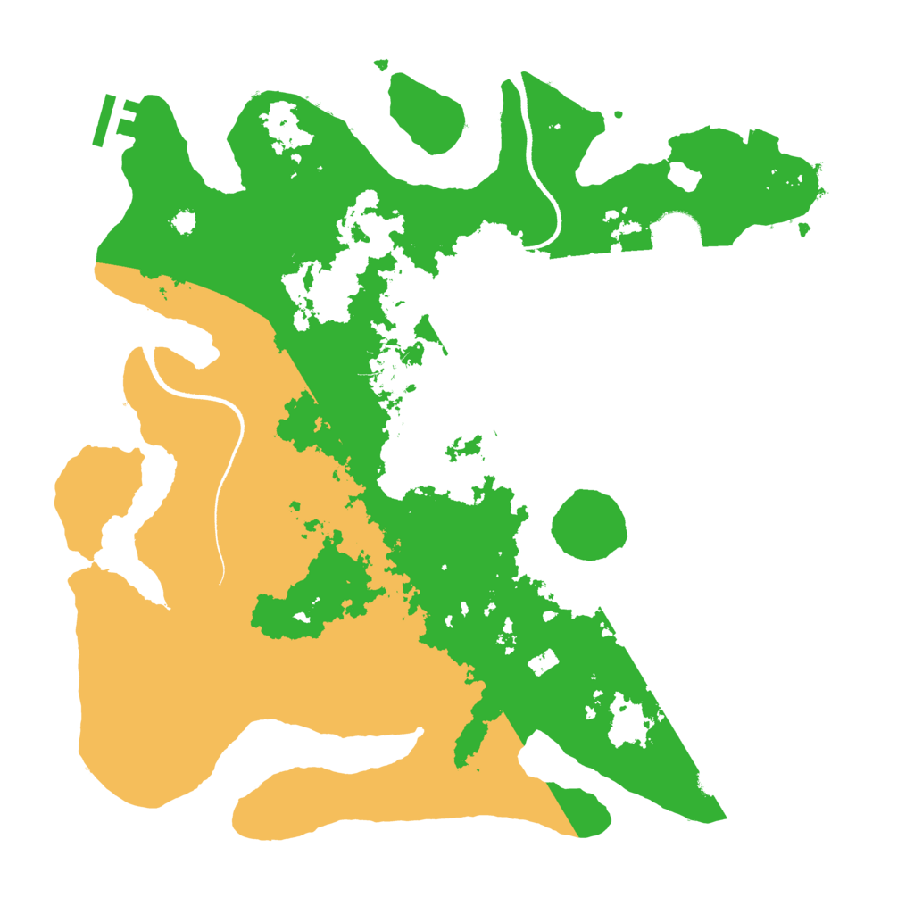 Biome Rust Map: Procedural Map, Size: 3500, Seed: 353870601