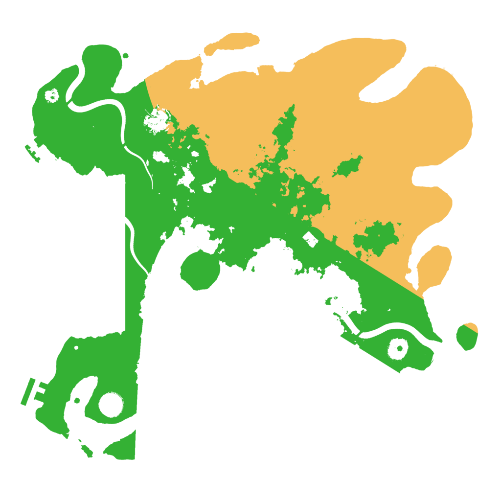 Biome Rust Map: Procedural Map, Size: 3600, Seed: 92125914