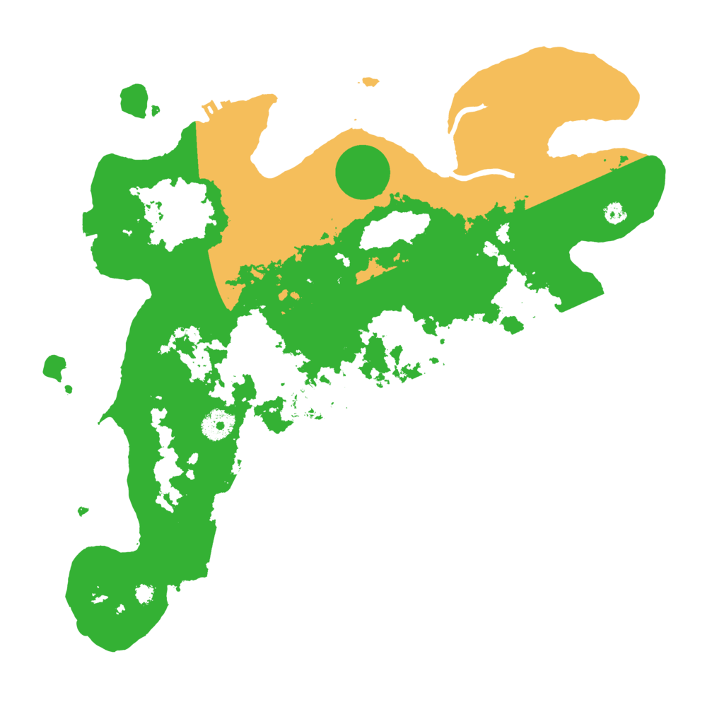 Biome Rust Map: Procedural Map, Size: 3500, Seed: 398729295