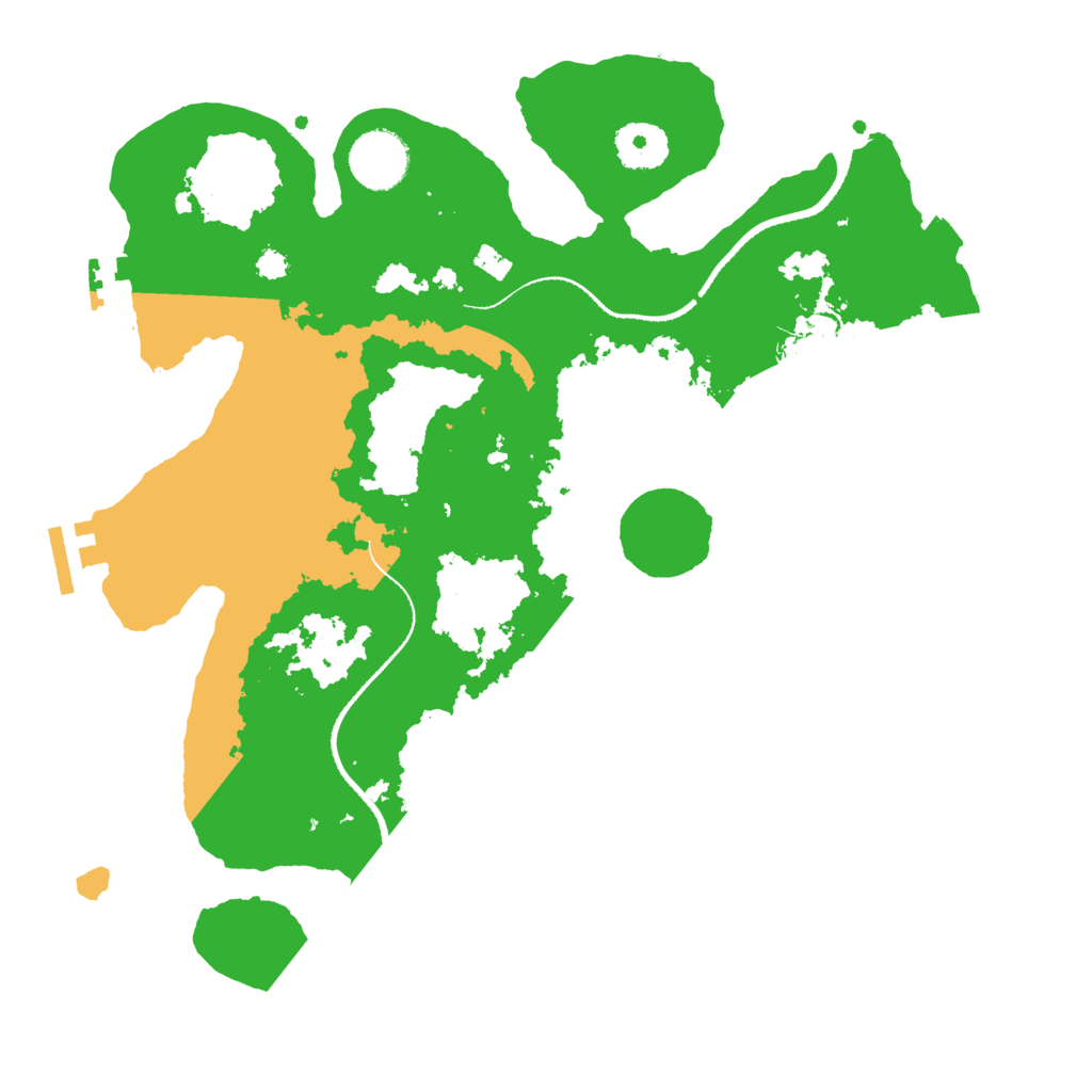 Biome Rust Map: Procedural Map, Size: 3250, Seed: 24718