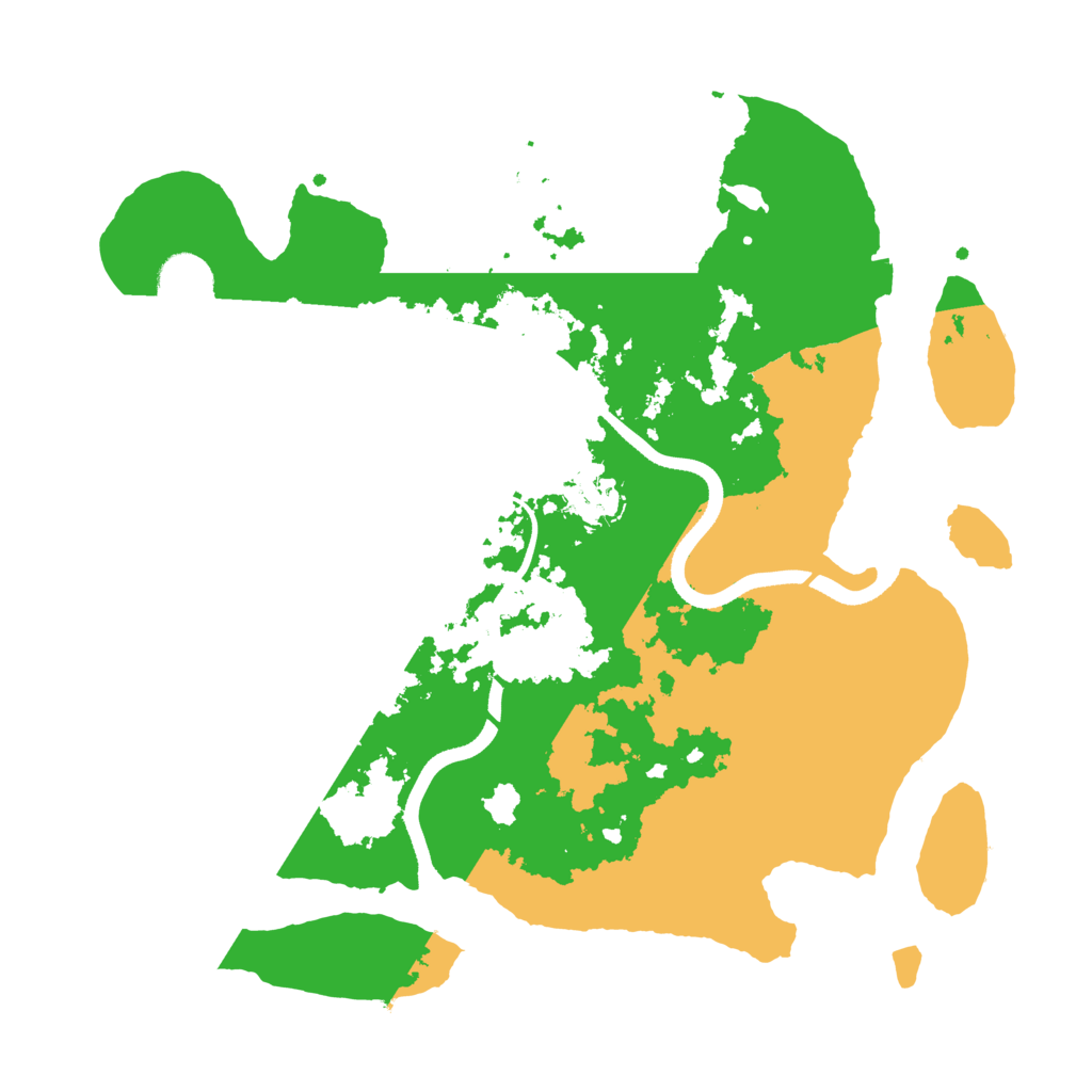 Biome Rust Map: Procedural Map, Size: 3500, Seed: 1204284621