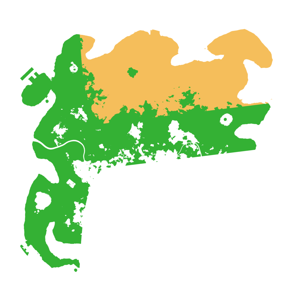 Biome Rust Map: Procedural Map, Size: 3700, Seed: 751969608