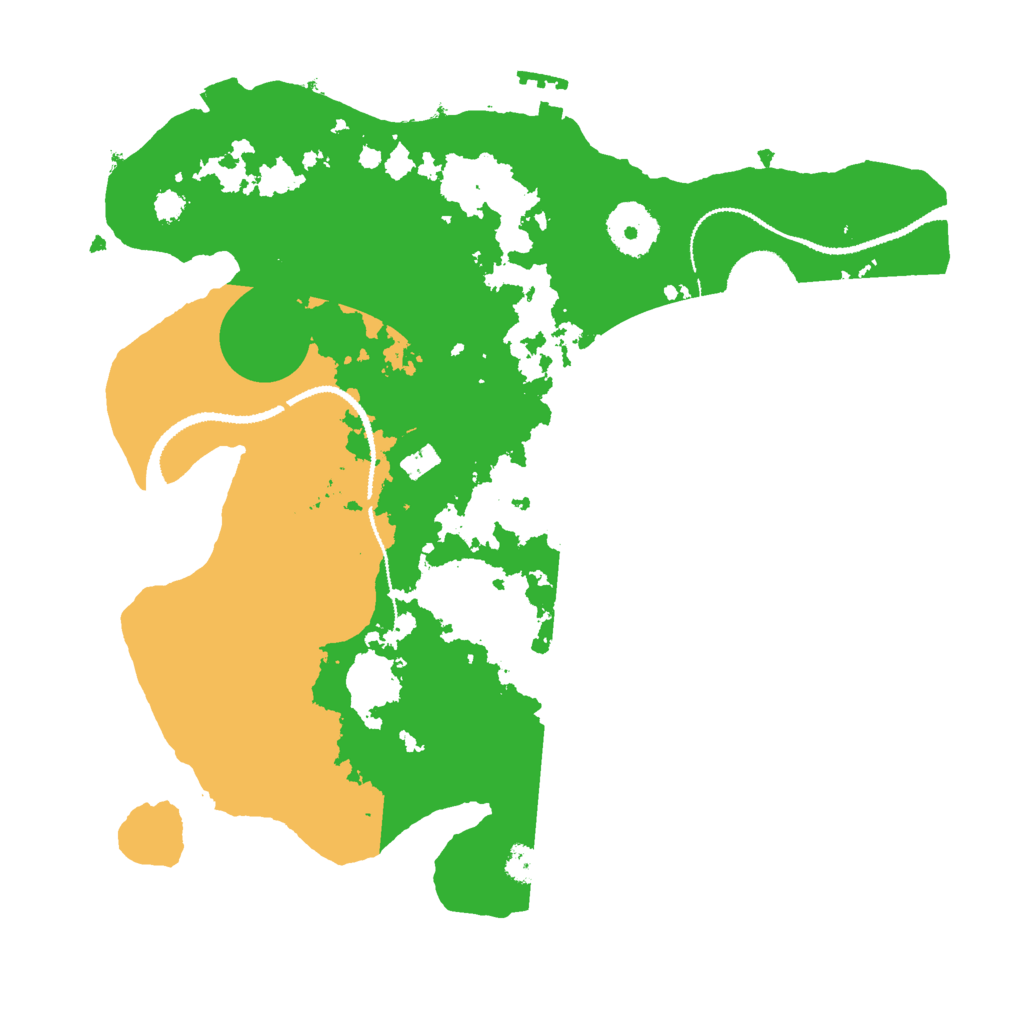 Biome Rust Map: Procedural Map, Size: 3000, Seed: 17431