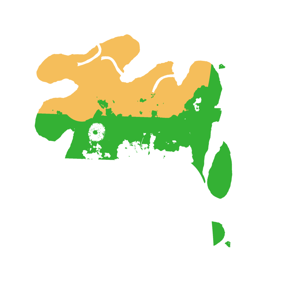 Biome Rust Map: Procedural Map, Size: 2500, Seed: 220698372