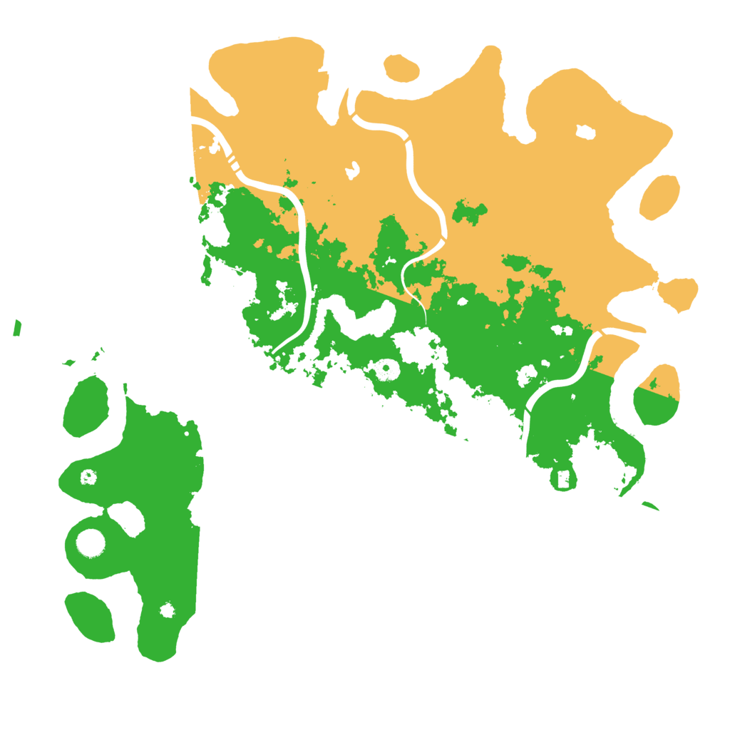 Biome Rust Map: Procedural Map, Size: 4500, Seed: 1285142590