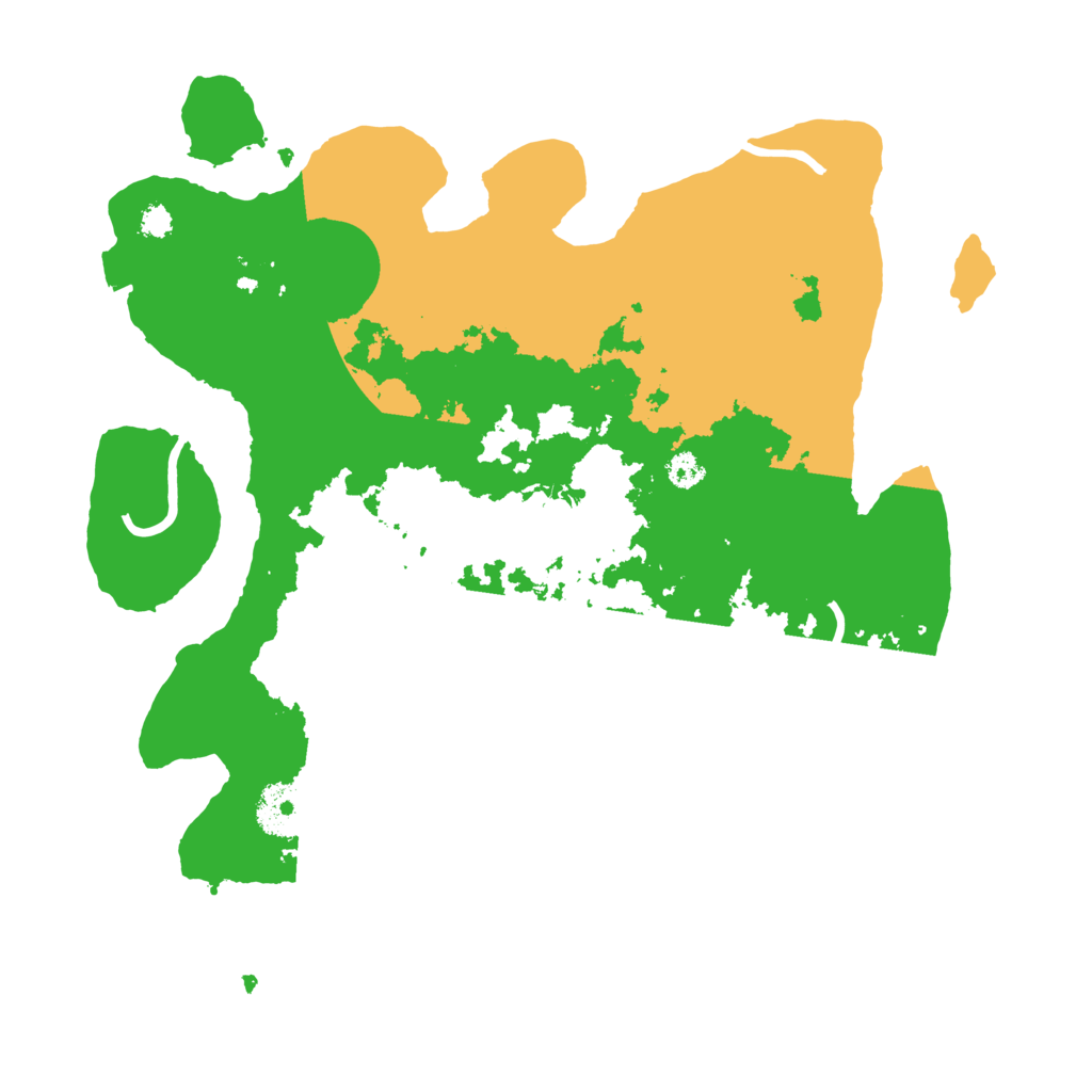 Biome Rust Map: Procedural Map, Size: 3100, Seed: 1119609531